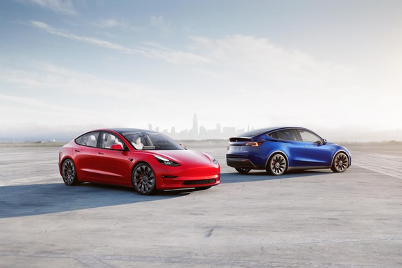 Tesla Model 3 and Model Y