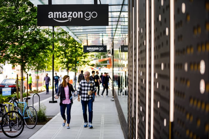 An Amazon Go store.