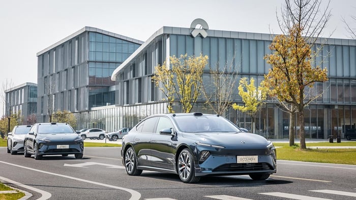 Nio ET7 sedan.