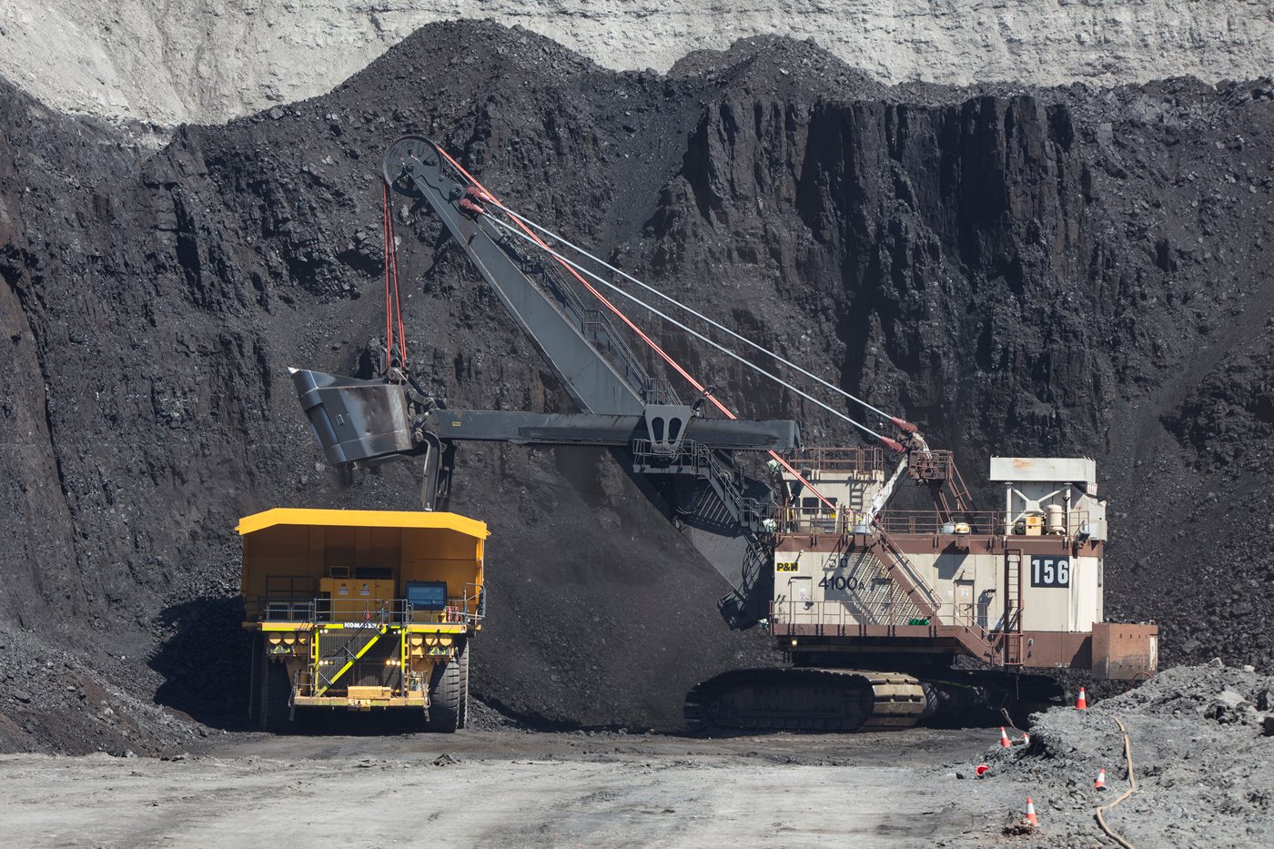 A haul truck at Peabody Energy's North Antelope Rochelle coal mine.