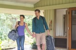 Vacation Rental Guests With Luggage