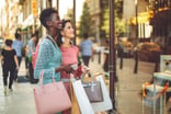 Outdoor shopping center