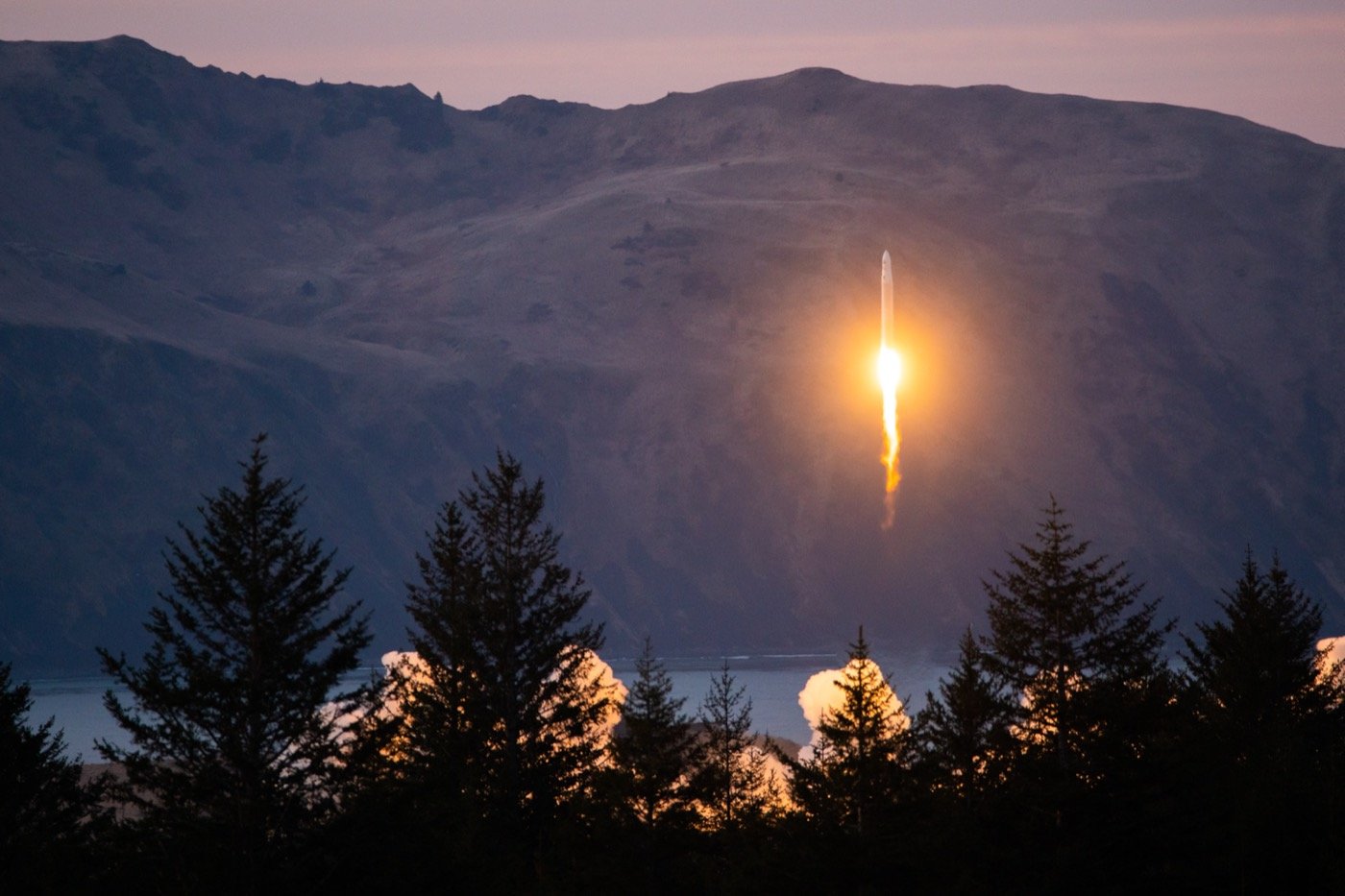 Astra Rocket 3 launch from Kodiak, Alaska. IS Astra Space.