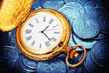 pocket watch time money cash getty