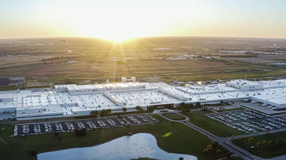 Rivian's manufacturing plant in Normal, Illinois.
