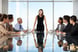 leader boss present presentation executive woman meeting