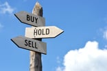 a sign of buy,hold and sell