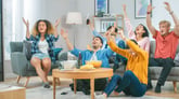 nflx stock earnings group watching streaming tv