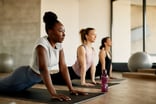 yoga stretching working out health exercise