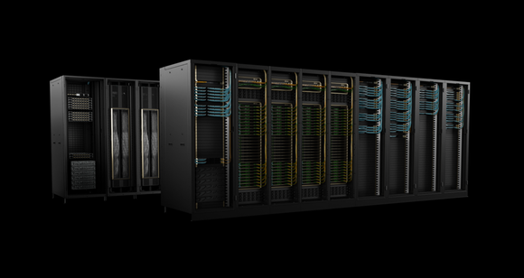 Nvidia Blackwell server racks.