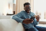 person shopping using phone