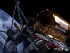 IM-1 lander descending to the moon. IS LUNR