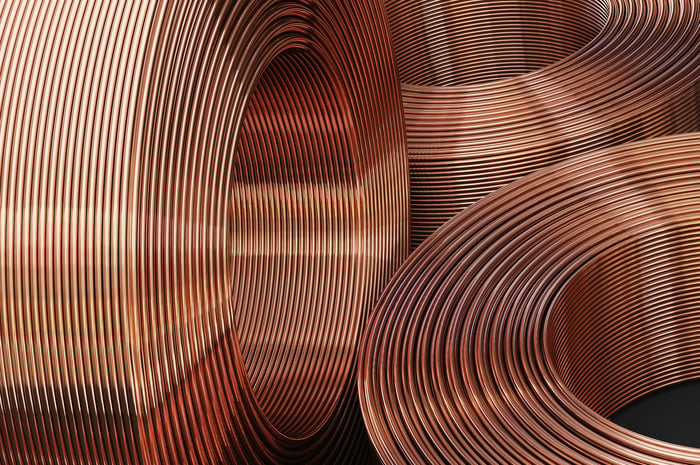 Copper cables. 