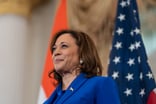 Kamala Harris White House Lawrence Jackson American Flag