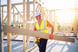 House construction worker