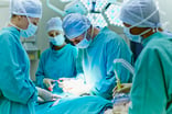 Physicians in an operating room