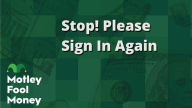 Stop! Please Sign In Again