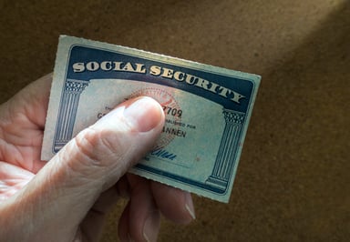 Social Security Card Benefit Check COLA Recipient Getty