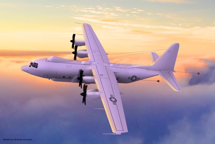 Artist's conception of a future Northrop Grumman E-130J.