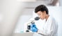Scientist in lab - young African-American female