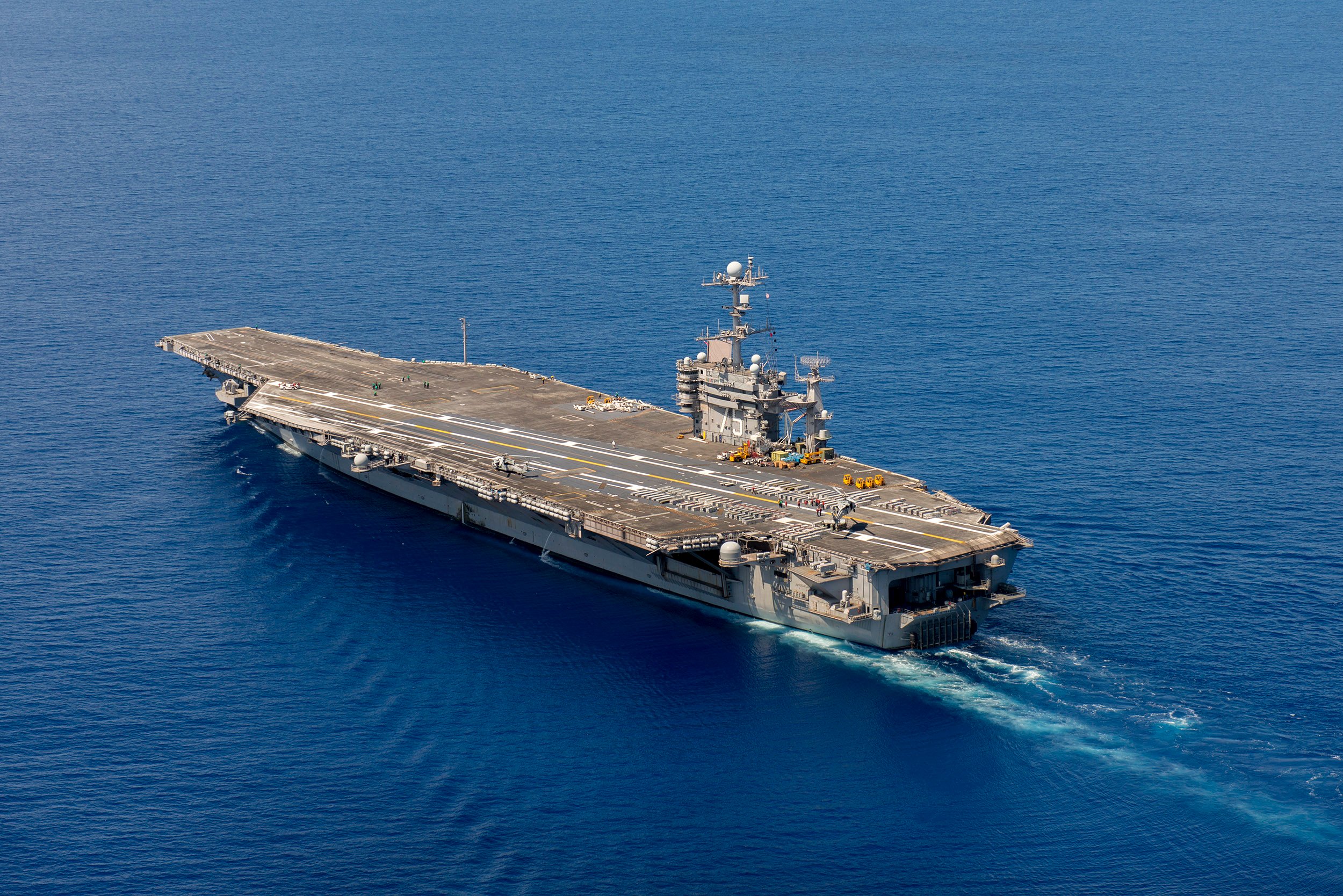 HII USS Truman at sea source HII