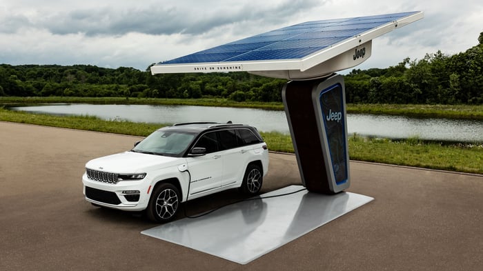 Jeep Grand Cherokee 4xe plug-in hybrid.