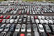 Car lot full of cars.