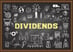 Dividends blackboard sketch doodle