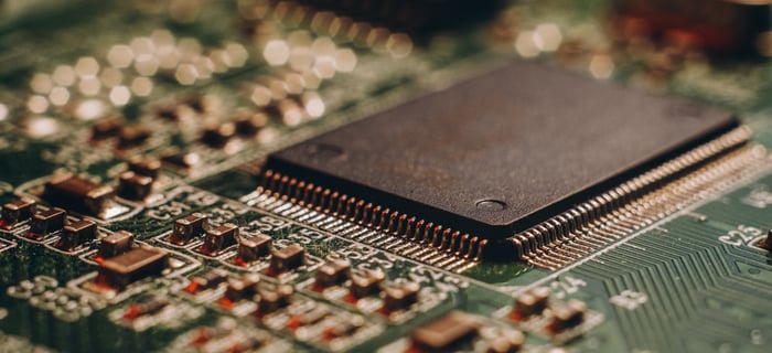 A circuit board.