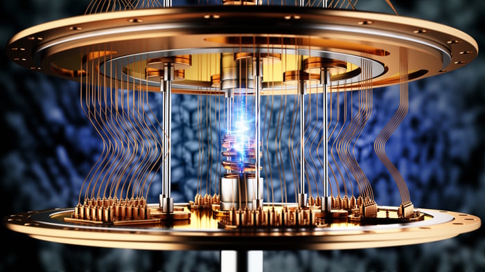 A quantum computing semiconductor.