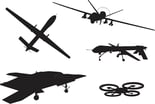 Drones Silhouettes