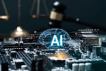 AI brain on computer chip
