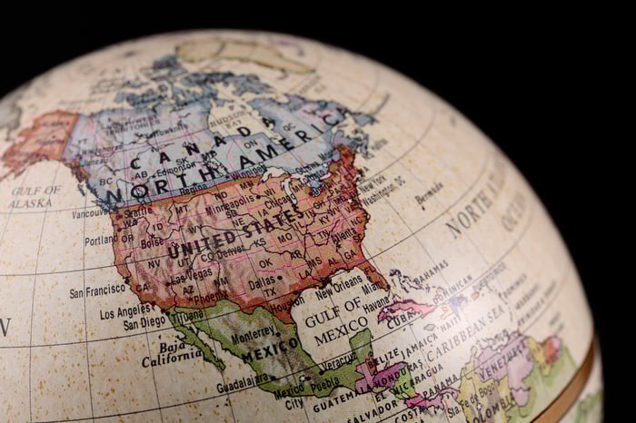 A globe.