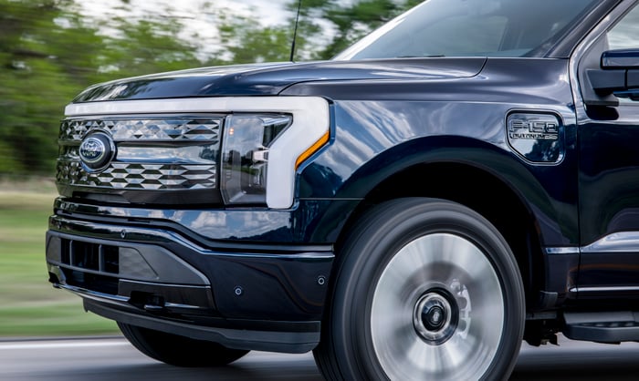 Ford's F-150 Lightning pickup truck.