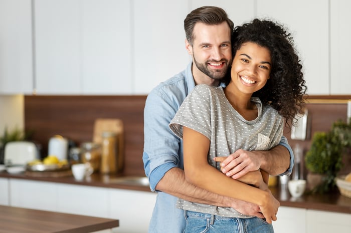 couple excited about investing