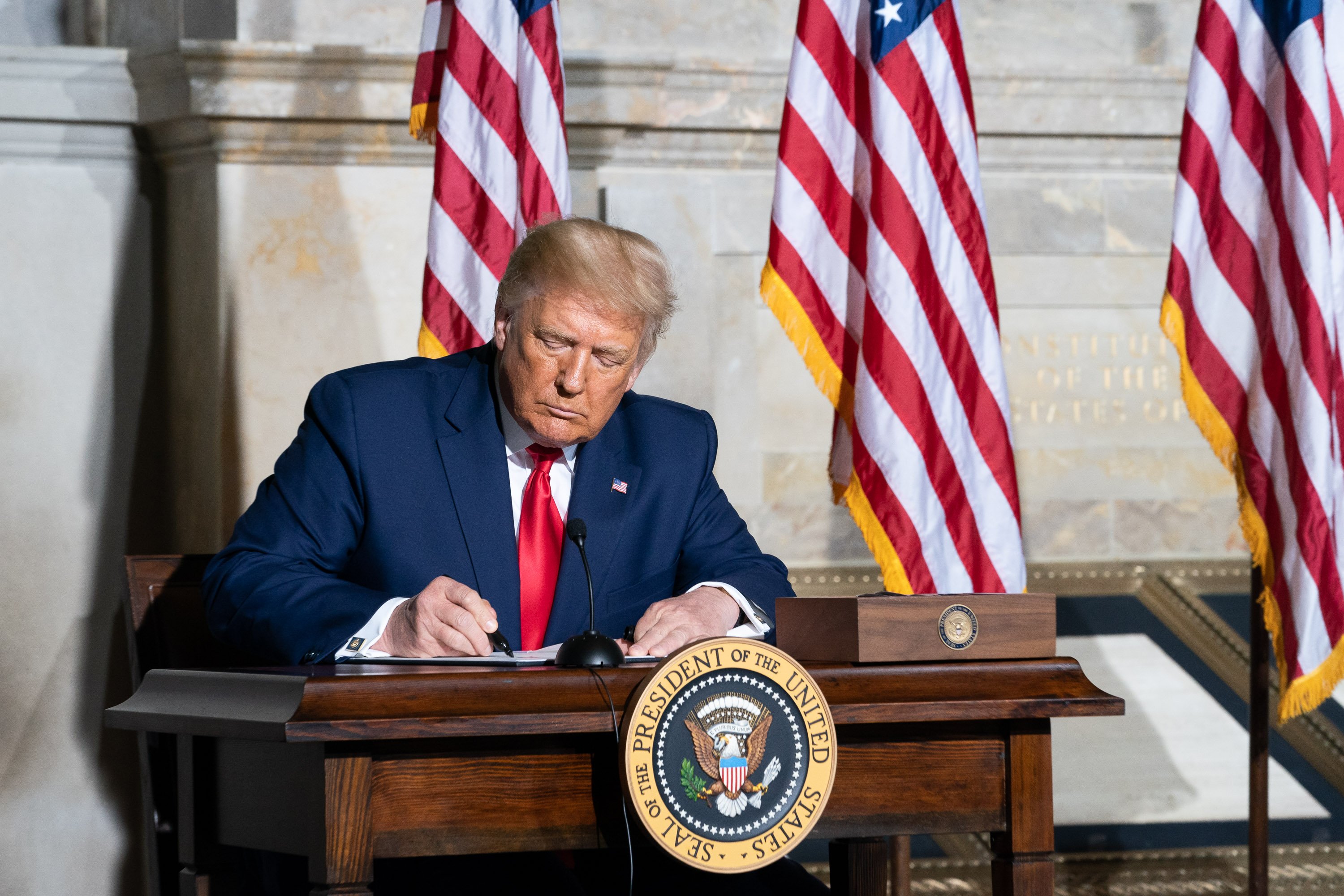 Trump-Official White House Photo by Joyce N. Boghosian
