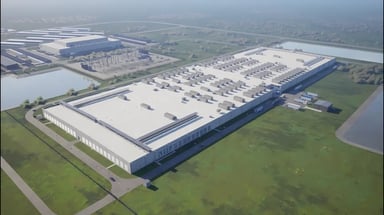 Artist's conception of Applied Digital's new Polaris Forge 2 campus