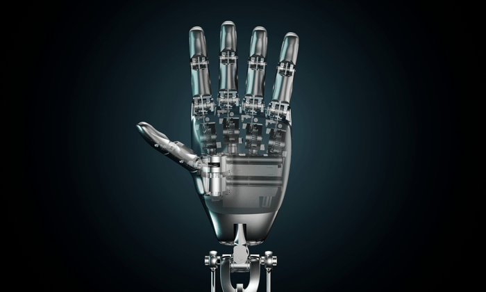 A Tesla robot hand.