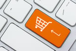 e-commerce shopping basket checkout button