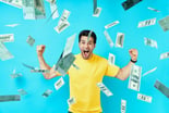 man-shower-cash