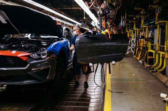 Ford manufacturing plant.
