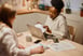 reviewing financial documents