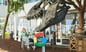 dinosaur skeleton with google logo handing from mouth_alphabet_google