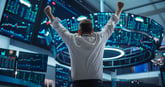 Investor in stock exchange'