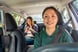 driver and passenger in car