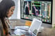 investing decisions buy sell hold chart screen graph loss growth