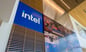 inside intel building with intel logo in view_Intel