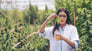 Doctor working inside cannabis cultivation facility