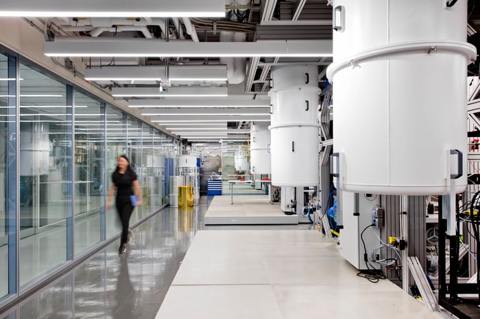 An IBM quantum lab.