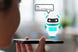 A person interacting with a chatbot through their phone